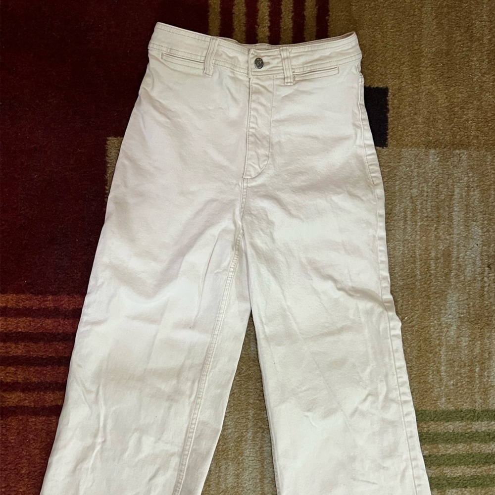 Mango MNG White / Cream Denim Jeans